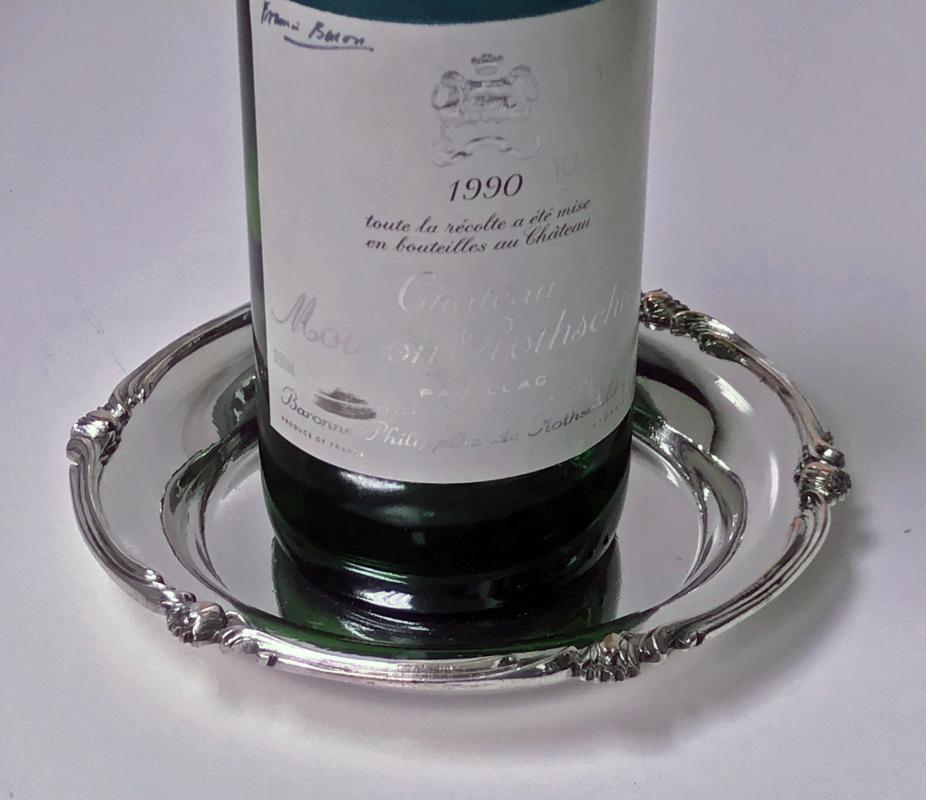 Pair of Christofle Wine Coasters, France C.1880.