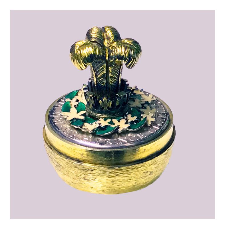 Stuart Devlin Silver and Enamel Charles & Diana Wedding Commemorative Egg, London 1981