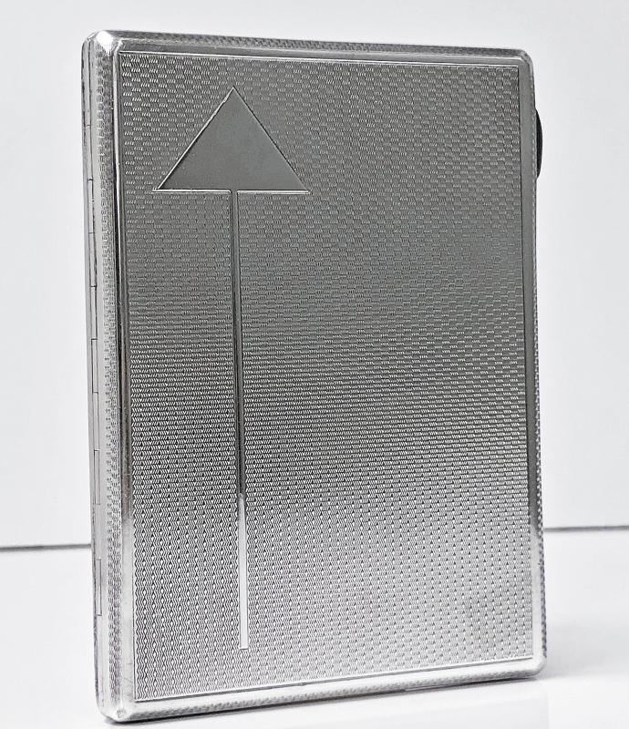Art Deco Sterling Silver Cigarette Case Box Birmingham 1930 Frederick Field