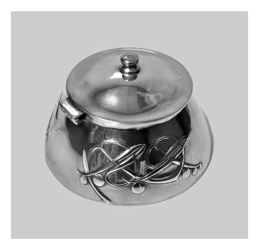 Archibald Knox for Liberty & Co Pewter Inkwell, C.1903.