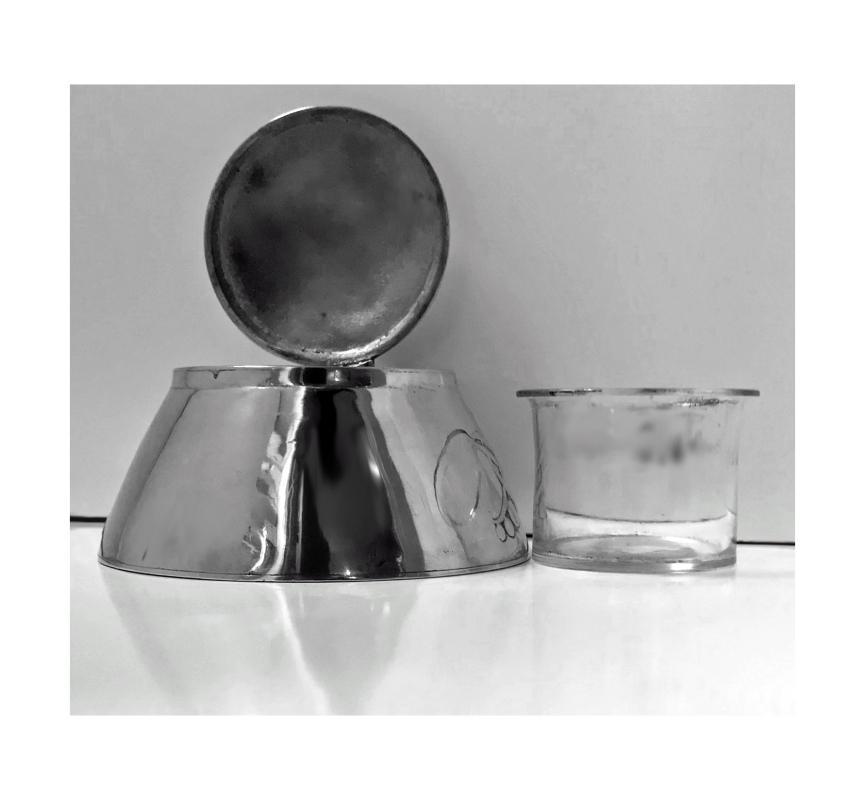 Archibald Knox for Liberty & Co Pewter Inkwell, C.1903.