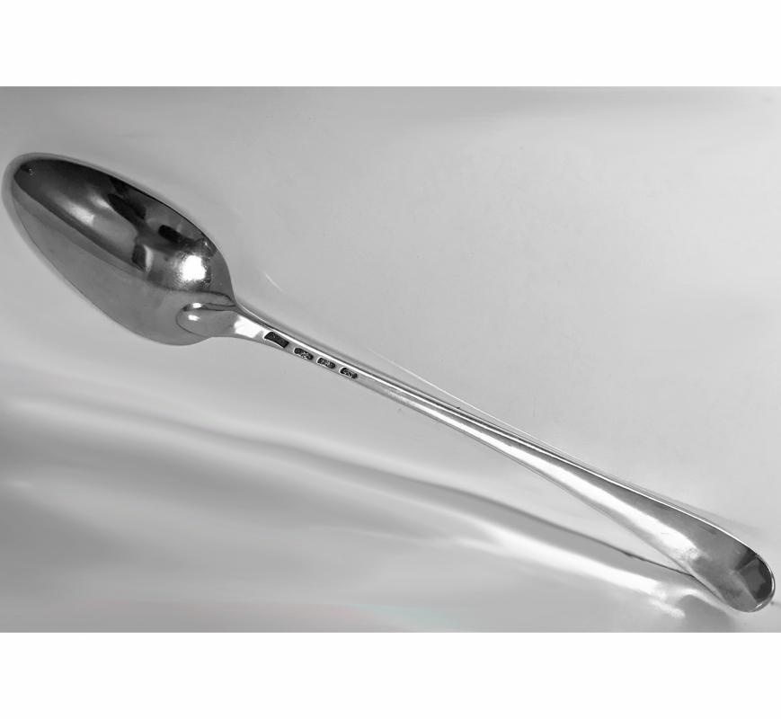 18th century Georgian Silver Basting Spoon, London 1776 Stephen Adams
