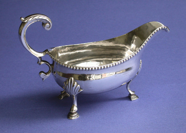 Georgian Silver Sauceboat, London 1785 Charles Hougham
