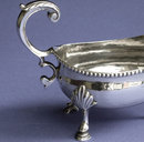 Georgian Silver Sauceboat, London 1785 Charles Hougham