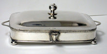 Old Sheffield Plate Cheese Toaster Dish, England C.1800.