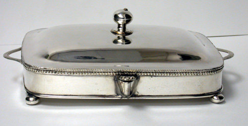 Old Sheffield Plate Cheese Toaster Dish, England C.1800.