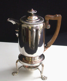 Old Sheffield Plate Biggin, Stand & Burner, England C.1810 by Creswick