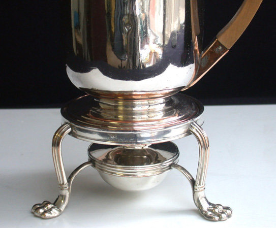 Old Sheffield Plate Biggin, Stand & Burner, England C.1810 by Creswick