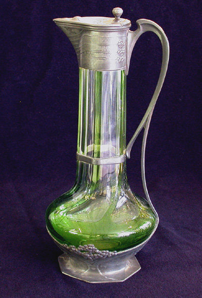 Orivit Art Nouveau Claret Jug, Germany, 1900