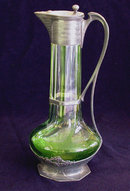 Orivit Art Nouveau Claret Jug, Germany, 1900
