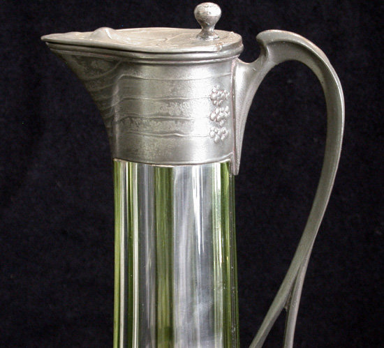 Orivit Art Nouveau Claret Jug, Germany, 1900