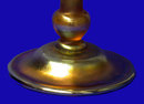 Tiffany Favrile Trumpet Vase. Signed 6768 H L.C. Tiffany Favrile