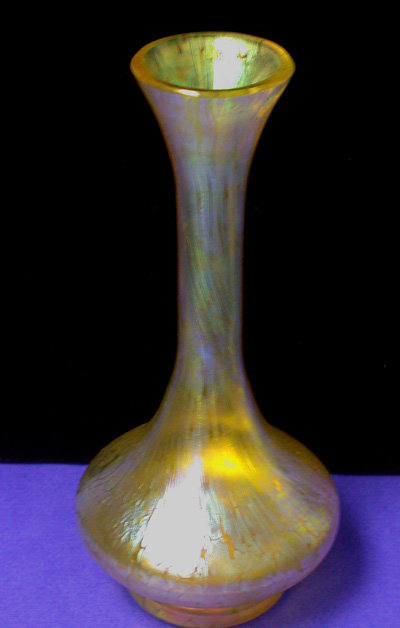 Loetz Vase, baluster form, early 20th century.