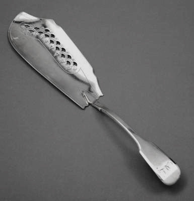 Bateman Georgian Silver Fish Slice, London 1806 Peter and William Bateman