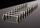 12 Art Deco silver plate Knife rests, France C.1930