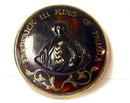 18th century silver shell box, bust of Frederick 111 of Prussia, Germany C.1780