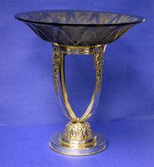 Christofle Verlys Art Deco centerpiece, France C.1925