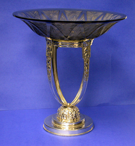 Christofle Verlys Art Deco centerpiece, France C.1925
