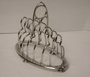 Elkington Silver Toastrack, Birmingham 1871