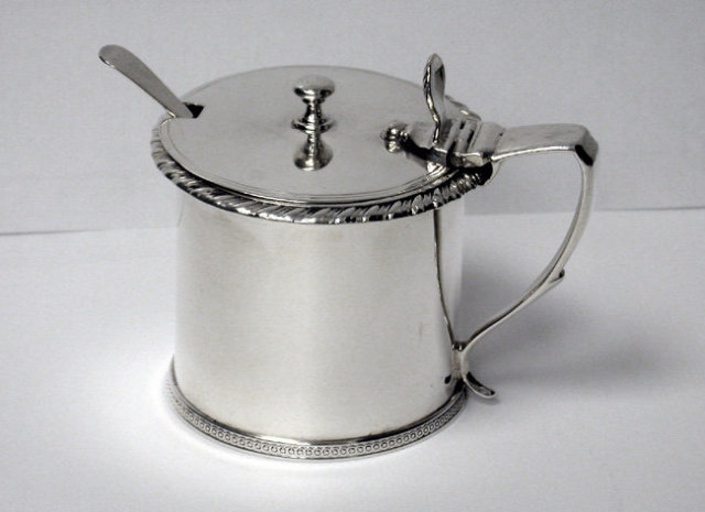 Bateman Ball Mustard Pot, London 1842