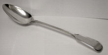 Silver Fiddle Thread Serving Spoon, London 1840 J & A Savory