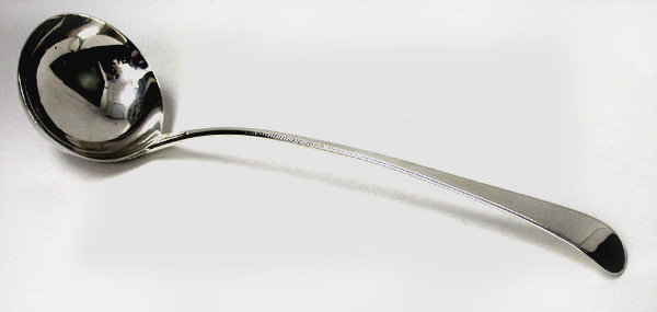 Hester Bateman Georgian Silver Soup Ladle. London 1788