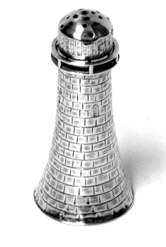 Silver Lighthouse Castor, 1887 Henry Wilkinson