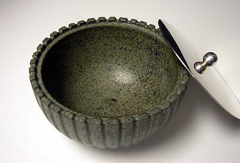 Arne Bang Sterling Ceramic Bowl Denmark C.1940