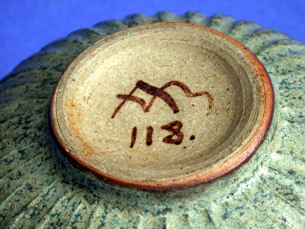 Arne Bang Sterling Ceramic Bowl Denmark C.1940