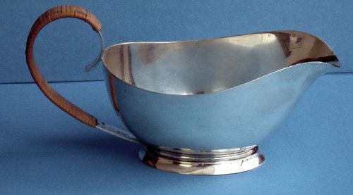 Cohr Danish Silver Sauceboat C.1937