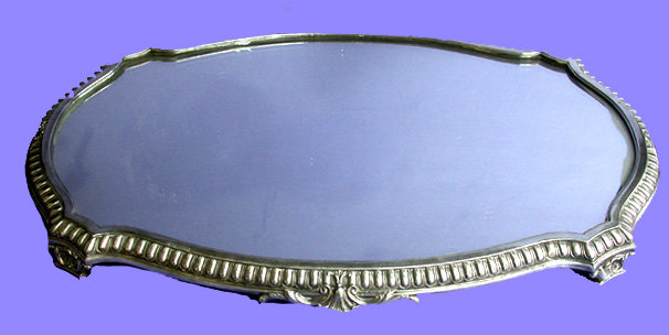 Antique French Mirror Plateau,