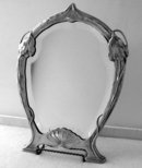 Art Nouveau Jugendstil Mirror, Orivit, Germany c.1900.