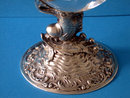 Continental Silver Vase, Cherub Cornucopia , Germany C.1880