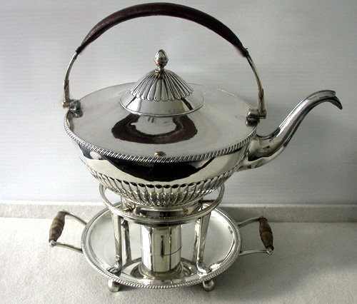 Old Sheffield Plate Kettle, England C.1798 by Watson & Bradbury