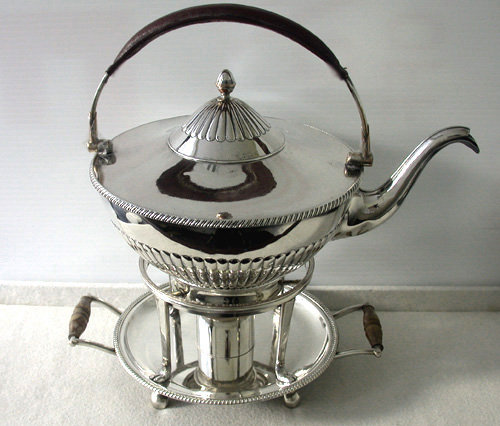 Old Sheffield Plate Kettle, England C.1798 by Watson & Bradbury