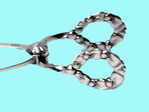 Georg Jensen Rose Pattern Sugar Nips.