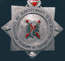Scottish Silver Curling Brooch C.1900