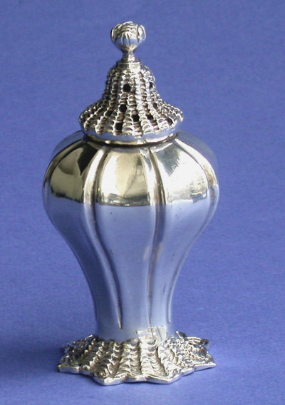 Silver Novelty Castors, London 1834 W.H.