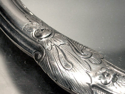 Michelsen Danish Silver Mirror C. 1900.