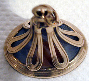Georgian Agate Gold Seal Fob,England C. 1800.