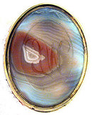 Georgian Agate Gold Seal Fob,England C. 1800.