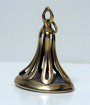 Georgian Agate Gold Seal Fob,England C. 1800.