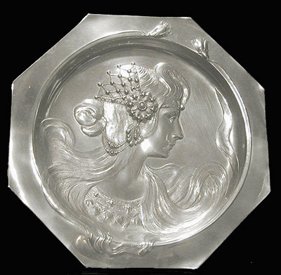 WMF Art Nouveau Tray, Germany C.1900.