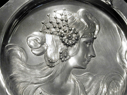 WMF Art Nouveau Tray, Germany C.1900.