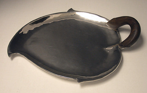 Los Castillo Mexican Sterling Silver Chili Pepper Dish C.1950.