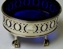 Hester Bateman set of 4 Georgian Salts, London 1790