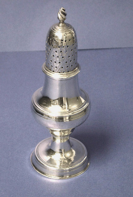 Hester Bateman Georgian Silver Caster, London 1782