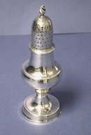 Hester Bateman Georgian Silver Caster, London 1782