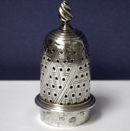 Hester Bateman Georgian Silver Caster, London 1782