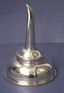 Hester Bateman Georgian Silver Wine Funnel, overstruck Peter & Jonathan Bateman, London 1790